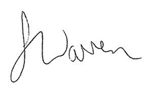 Geoff Warren signature
