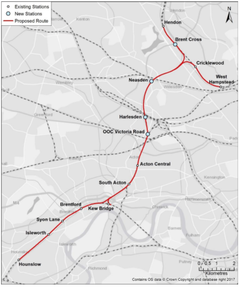West_London_Orbital_Route_Map